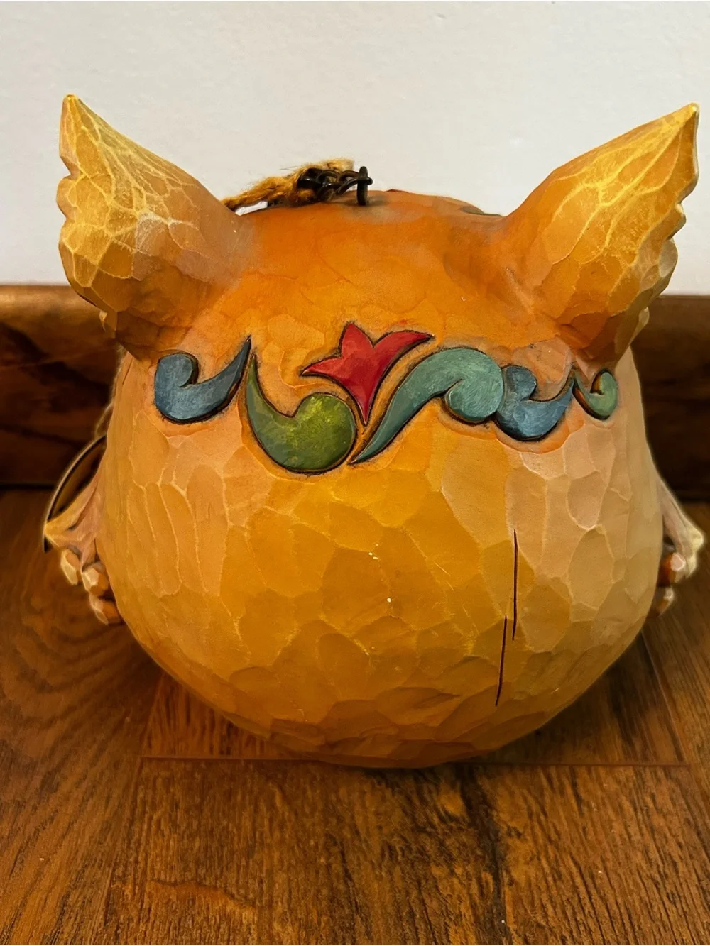 Jim Shore Enesco Heartwood Creek Orange Cat Hanging Birdhouse Decor Cottage Core